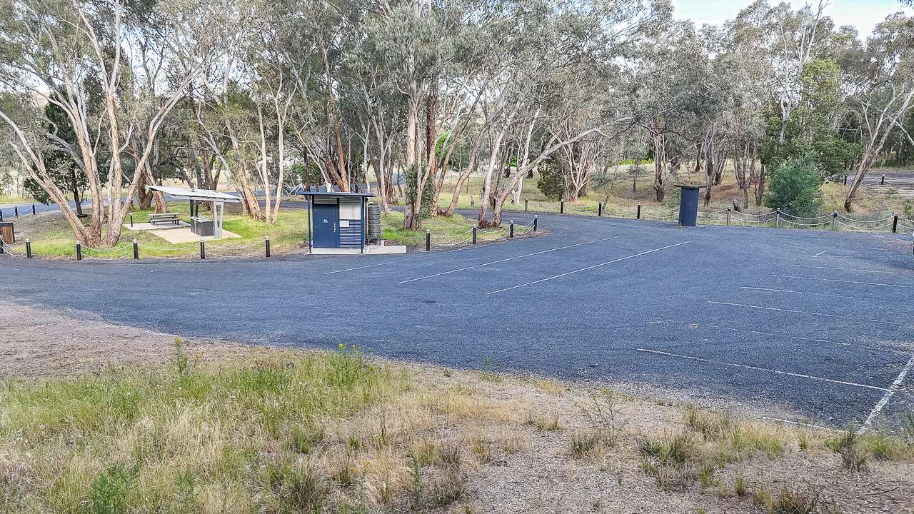 Looking Across The Camping Area To The New Toilet Block