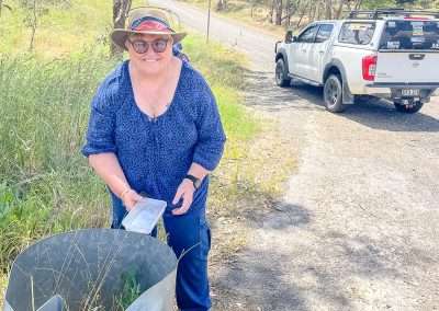 Geocache In The End Of A Guardrail