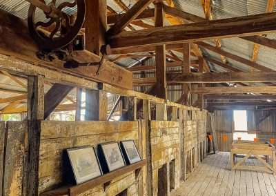 Overhead Shearing Gear Inside Dunlop Station Shearing Shed