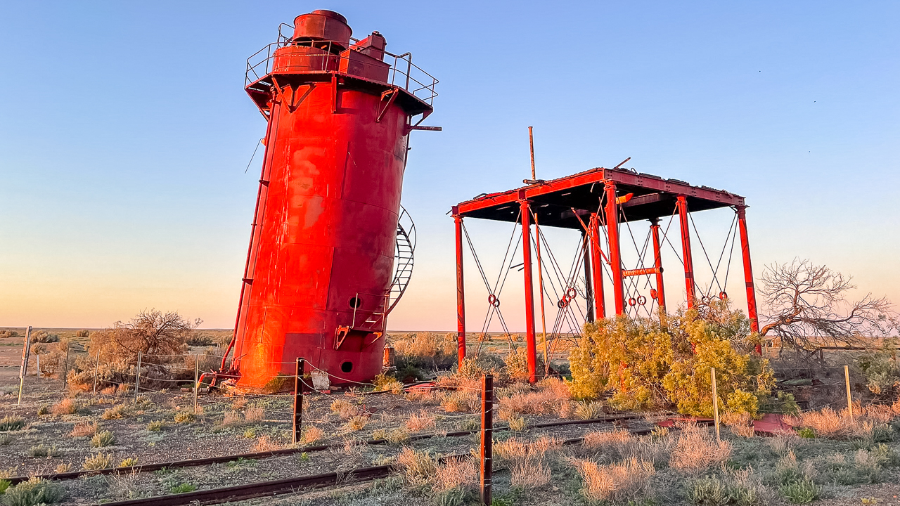 Geocache Is Somewhere Around Here At Curdimurka Siding