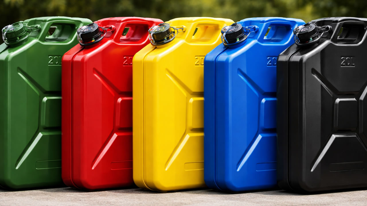 Typical Jerry Can Colour Identification For Australia