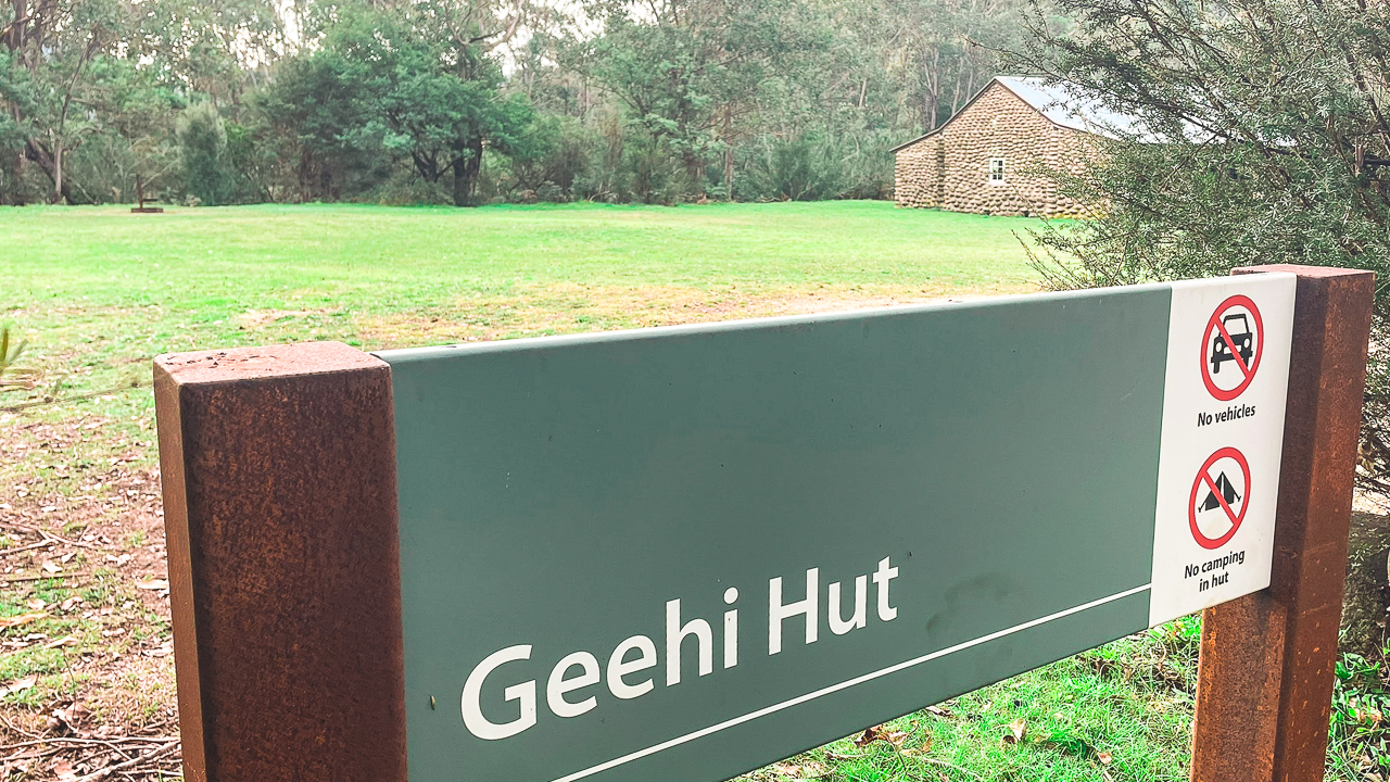 Geehi Hut Sign