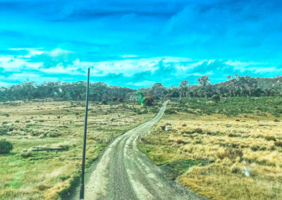 Long Plains Road In Kosciuszko National Park