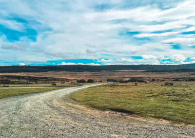 Long Plains Road In Kosciuszko National Park Looking Back From Near Cooindel Hut Turnoff