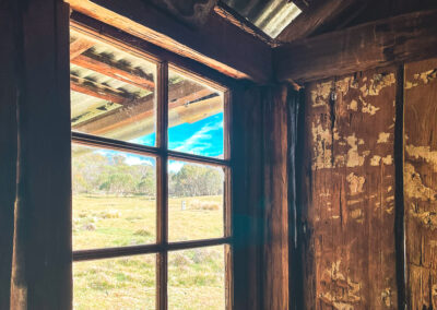 Looking Out The Window At Brayshaws Homestead