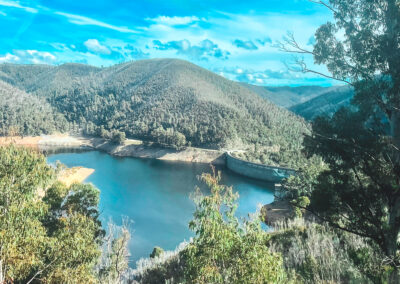 On The Link Road Heading Down To A Dam Thats Part Of The Snowy Hydro