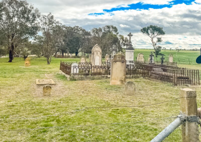 Entering Langs Creek Cemetery