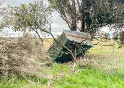 Fallen Down Dunny Behind All Saints Anglican Church Tangmangaroo