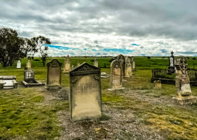 Gravestones In Langs Creek Cemetery