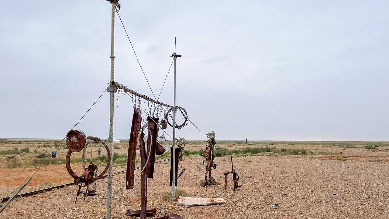 Hanging Out The Washing On The Oodnadatta Track