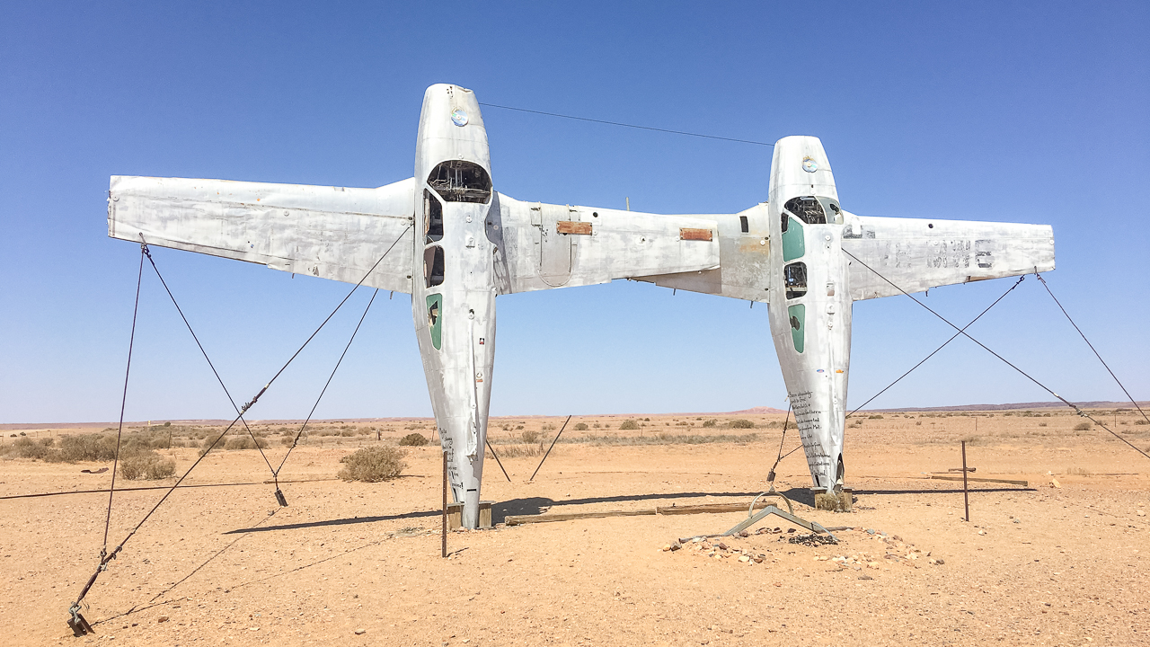 The Iconic Plane Henge On The Oodnadatta Track