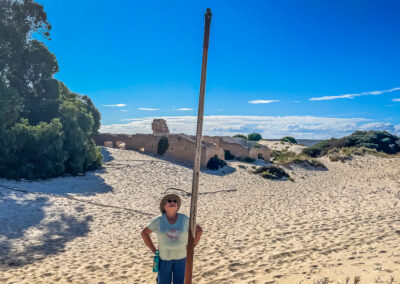 An Old Telegraph Post At Eucla Telegraph Station