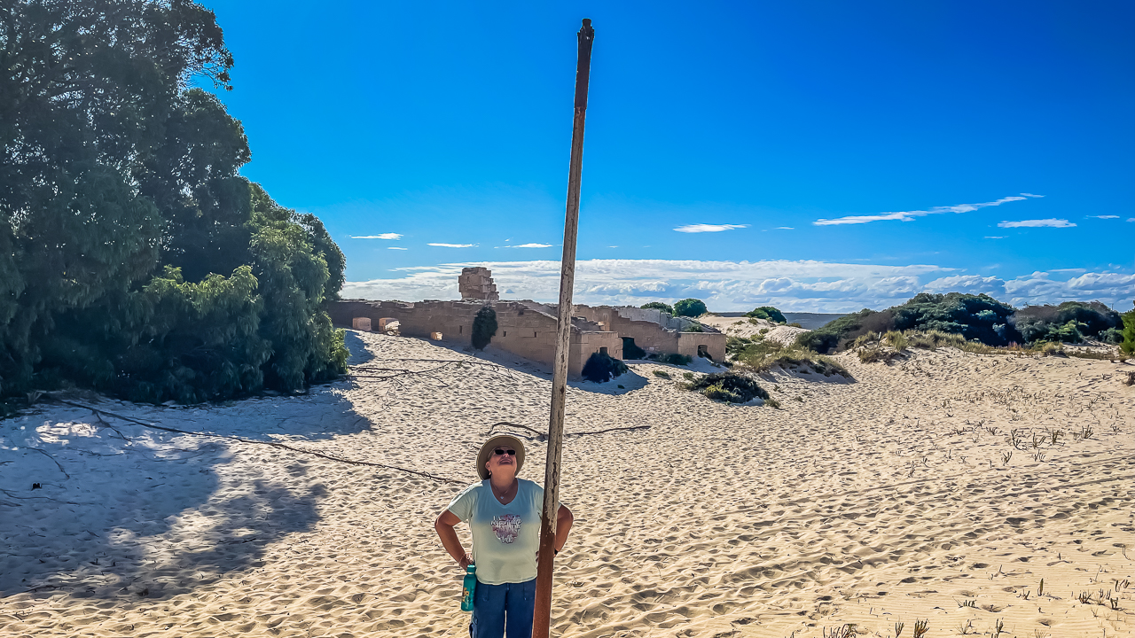 An Old Telegraph Post At Eucla Telegraph Station
