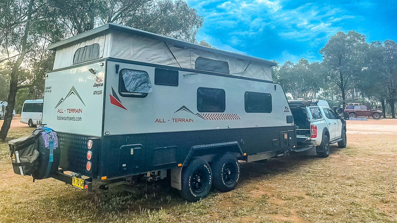 On The Way To Let's Dance Carinda Camped At Wyalong