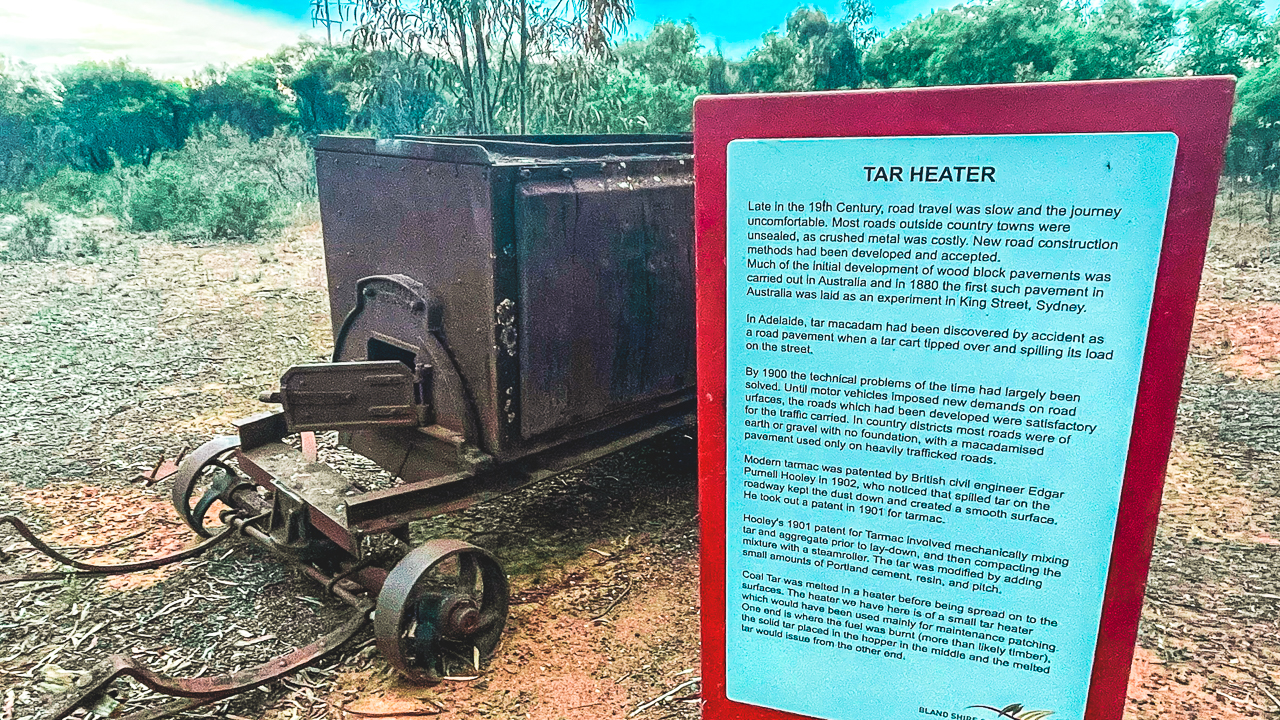 Tar Heater Used For Bitumen Roads In The Bland Shire NSW
