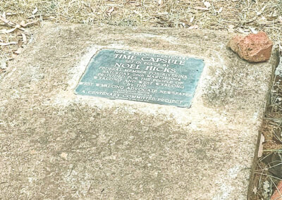 Time Capsule In Park At Wyalong NSW